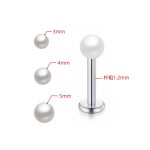 Body Accessories Supplier - Stainless Steel Flat Bottom Lip Stud