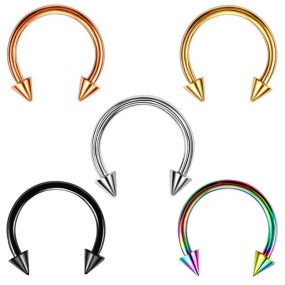 马蹄鼻环厂家-外螺纹尖钉顶部