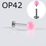 Opal Lip Ring Supplier - G23 Titanium Alloy Internal Thread