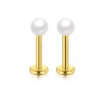 Body Accessories Supplier - Stainless Steel Flat Bottom Lip Stud