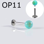 Opal Lip Ring Supplier - G23 Titanium Alloy Internal Thread
