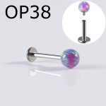 Opal Lip Ring Supplier - G23 Titanium Alloy Internal Thread