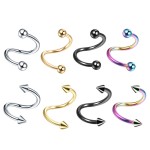 Labret Nails Factory - Multi Purpose S Rod Spiral Ring
