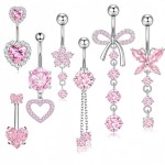 Pink Series Set Factory - Fashion Heart Shaped Zircon Pendant