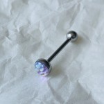 穿刺珠宝供应商-防过敏鱼鳞舌钉