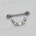 Nipple Ring Supplier - Boho Celestial Star Moon Crystal