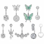 Belly Ring Set Supplier - 100 Types Shiny Zircon Wear Diamond