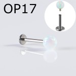 Opal Lip Ring Supplier - G23 Titanium Alloy Internal Thread