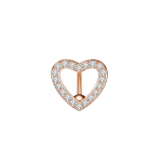 Navel Nail Manufacturer - New Style Reversed Heart Diamond