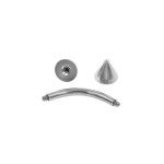 Banana Eyebrow Factory - 316L Surgical Steel Curved Barbell