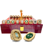 Basketball Rings Supplier - 1947-2024 Season Alloy Wooden Box