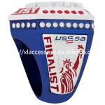 Championship Ring Manufacturer - USA Flag Colored Fashion Men's