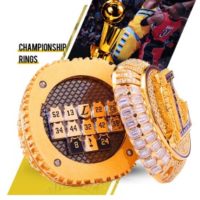 Sports Rings Manufacturer - Custom Logo League Gold Plated