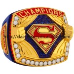 Superman Ring Supplier - Chest Emblem Champion Finalist Custom