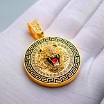 合金吊坠厂家-动物喜剧浮雕男女款钻石