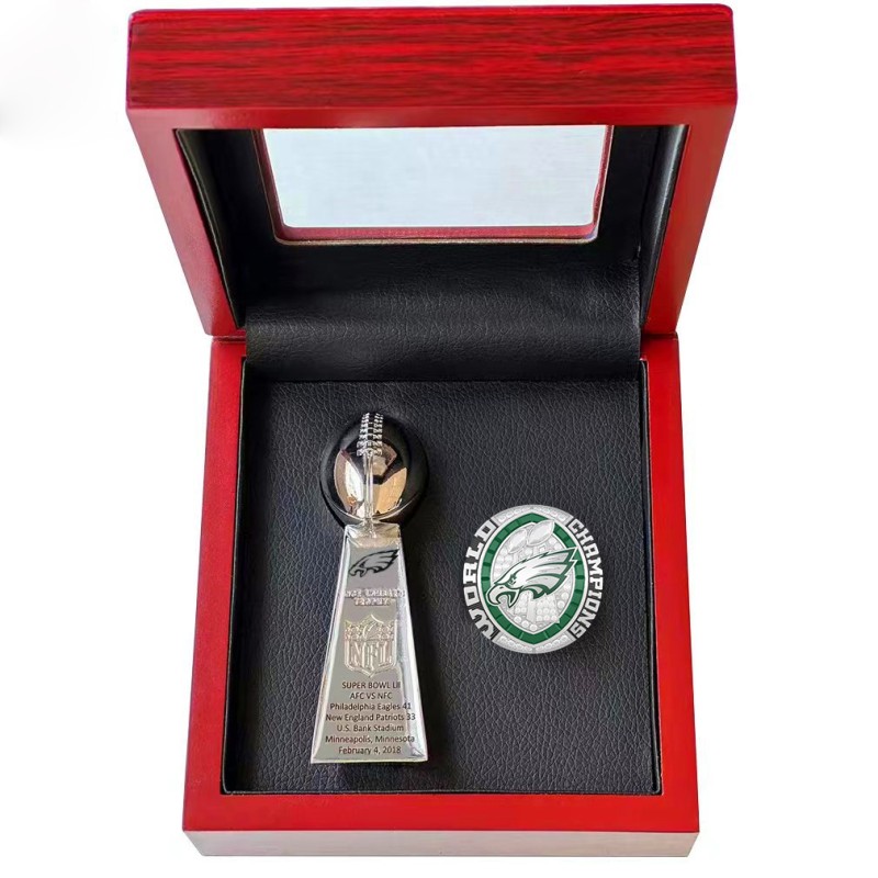 Philadelphia Ring Supplier - 2024 Eagles Trophy Birthday Gift
