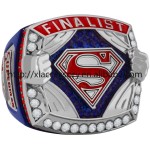 Superman Ring Supplier - Chest Emblem Champion Finalist Custom