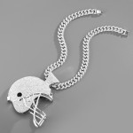Rugby Necklace Factory - Vintage Full Rhinestones Exaggerated