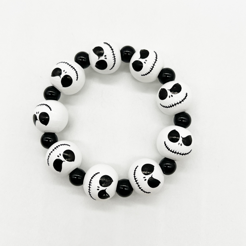 Turquoise Bracelet Manufacturer - White Exaggerated Wolf Teeth Elastic