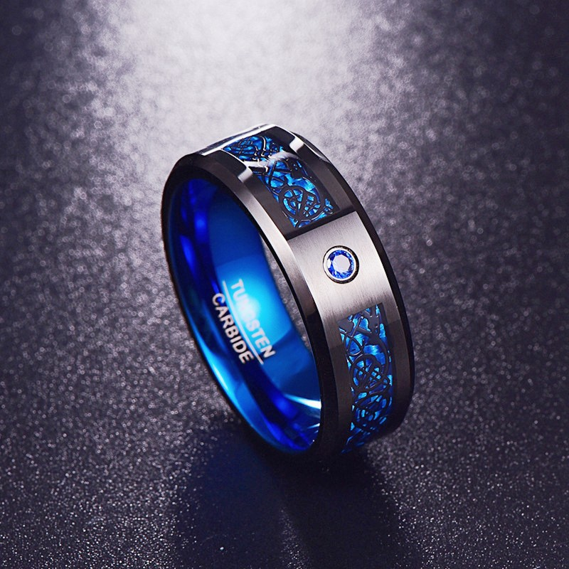 Unisex Ring Manufacturer - Tungsten Steel Carbon Fiber Two-color