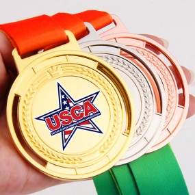 Enamel Medallions Supplier - Gold Plated Football Baseball Champion