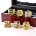 Steelers Ring Factory - Pittsburgh Steelers Trophy Wooden Box