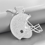 Rugby Necklace Factory - Vintage Full Rhinestones Exaggerated
