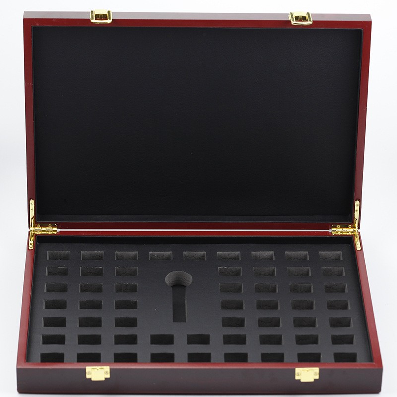 Jewelry Storage Factory - Red Solid Wood Custom Logo Luxury