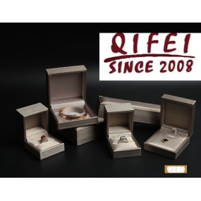 Jewelry Box Factory - Custom Logo Velvet Insert Drawer PU Leather Packaging