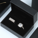 Jewelry Box Supplier - Wholesale Customized Black Paper Cardboard Necklace Earring