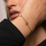 Sabr Bracelet Factory - Arabic Faith Coin 18K Gold Stainless Steel Reliance