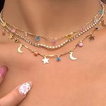 Stone Necklace Manufacturer - Ethnic Style Multicolored Multi-layered Women Gift