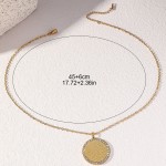 Ayatul Necklace Factory - 18K Gold Plated Stainless Steel Rhinestone Pendant