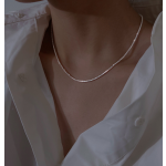 Clavicle Chain Supplier - Korean Style S925 Sterling Silver Bling Bling Design