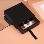 Storage Jewelry Box Supplier - Drawer PE Suspension Necklace Ring Custom Logo