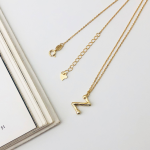 Initial Necklace Manufacturer - Creative S925 Silver Gold Plated A-Z Letters