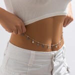 Waist Chain Supplier - Simple Tassel Sequin Punk Zircon Rhinestone Women