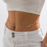 Body Chain Factory - Women's Metal Tassel Sexy Pants Imitation Pearl Waist