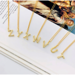 Initial Necklace Manufacturer - Creative S925 Silver Gold Plated A-Z Letters
