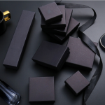 Jewelry Box Manufacturer - Luxury Black Paper Sponge Drawer Bracelet Bangle