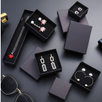 Jewelry Box Manufacturer - Luxury Black Paper Sponge Drawer Bracelet Bangle