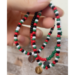 Palestine Bracelet Manufacturer - Colorful Bead Gift Watermelon Bracelet Men Women