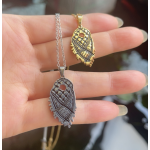 Palestine Necklace Factory - Handmade Headscarf Kufiya Stainless Steel Chain