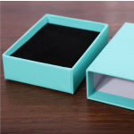 Jewelry Packaging Box Factory - Light Blue Drawer Earrings Necklace Customizable