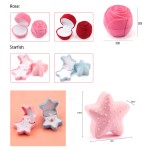 Jewelry Box Container Factory - 2 Piece Lovely Velvet Wedding Ring Display Holder