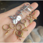 Palestine Earrings Factory - Stainless Steel Country Map Dangle 18K Gold Plated