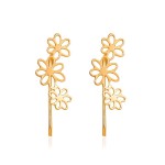 Flower Earrings Factory - Wholesale Cheap Hot Sell Hollow Flower No Piercing