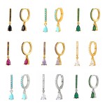 Geometric Earrings Manufacturer - S925 Silver Needle Water Drop French Fashion