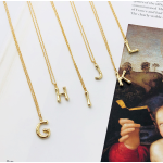 Initial Necklace Manufacturer - Creative S925 Silver Gold Plated A-Z Letters