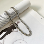 Chain Necklace Supplier - European Fashion 316L Stainless Steel Retro Punk